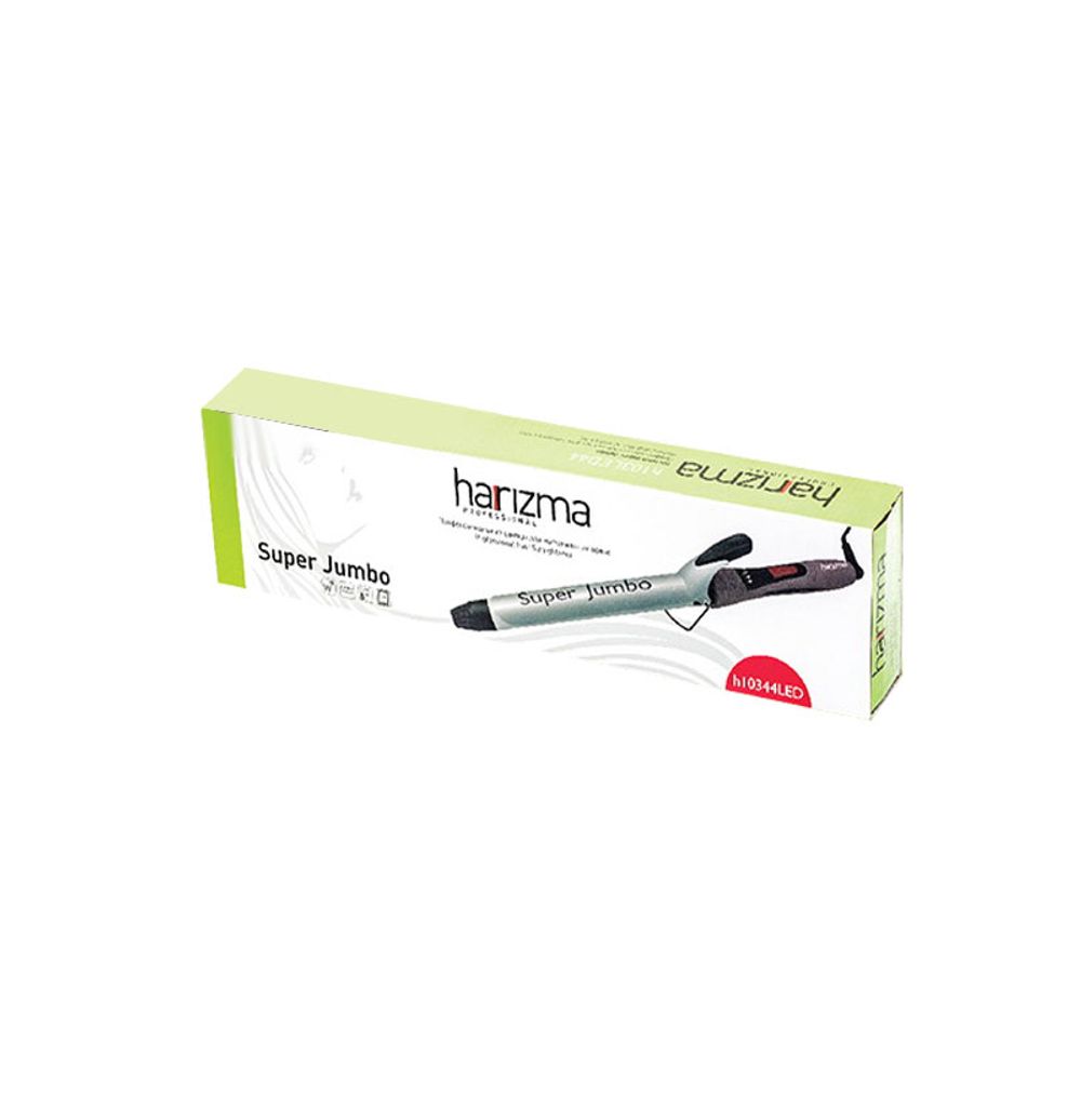 Плойка для волос Harizma Super Jumbo, 25мм (h10344LED-25) - 3