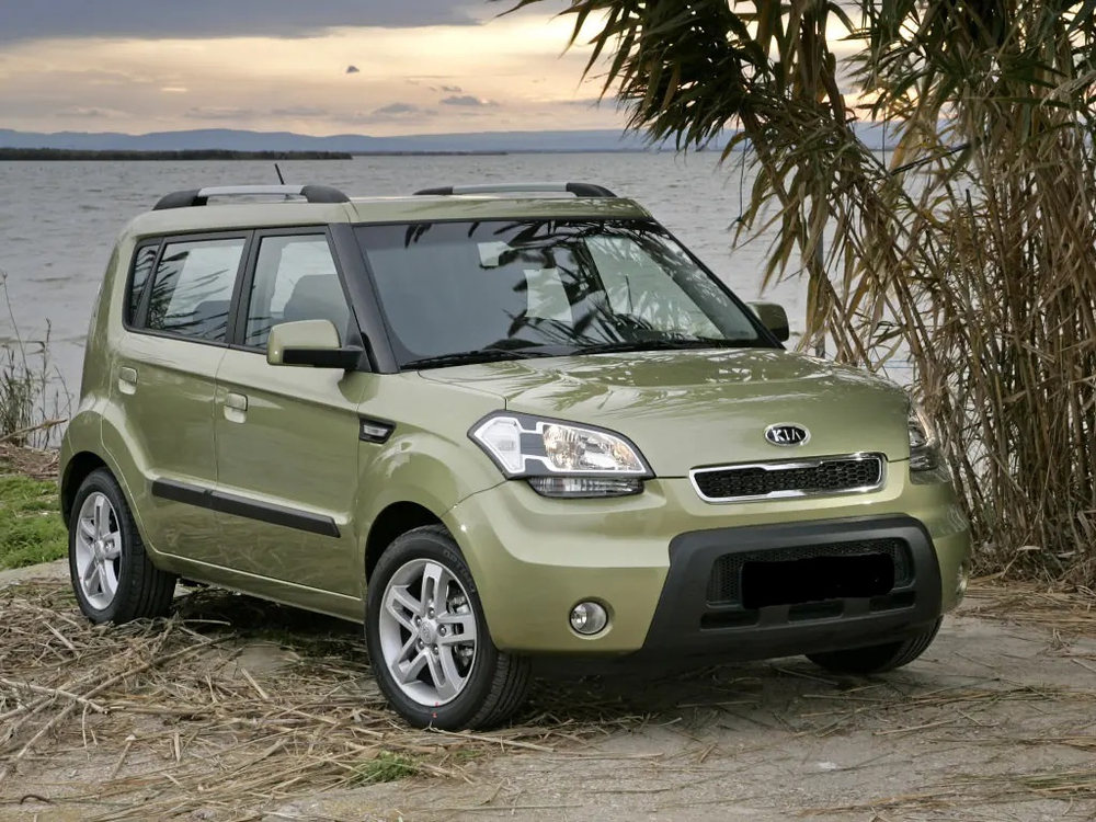 Порог правый Kia Soul 2008-2014 (1мм)
