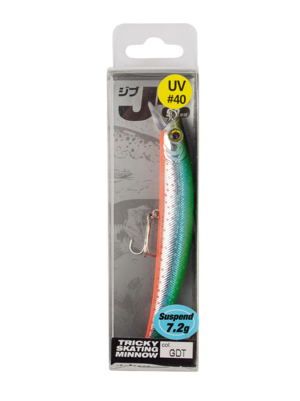 Воблер шумовой Минноу JIB 90SP 90 мм 7.2 г цвет #40