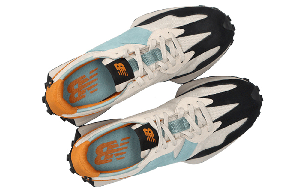 New Balance 327 Cordura Moonbeam Madras Orange