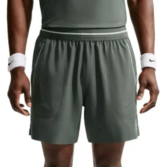 Мужские теннисные шорты Nike Court Advantage Dri-Fit 6in Tennis - camo green/cucumber calm