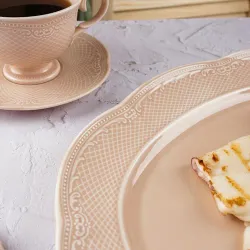 Блюдо овальное 36,5*27,2 см h2,8 см Aristocrat Peach Tea Noble [1]