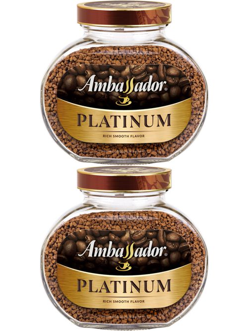 Кофе растворимый Ambassador Platinum 95 г x 2 шт