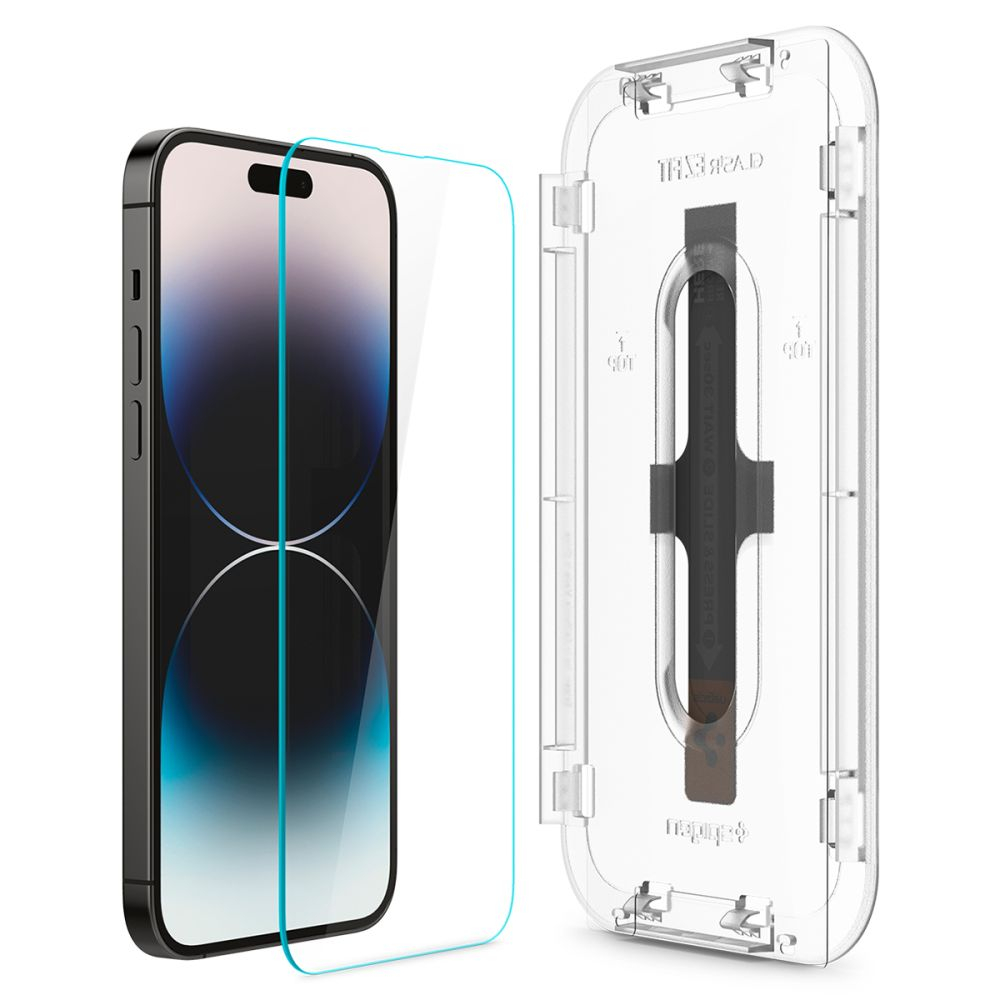 Стекло Spigen GLAS.TR ”EZ FIT” 2-PACK iPhone 14 PRO CLEAR