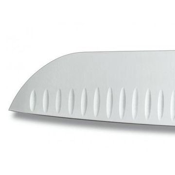 Кухонный нож Victorinox "Santoku" чёрный, лезвие 17 см