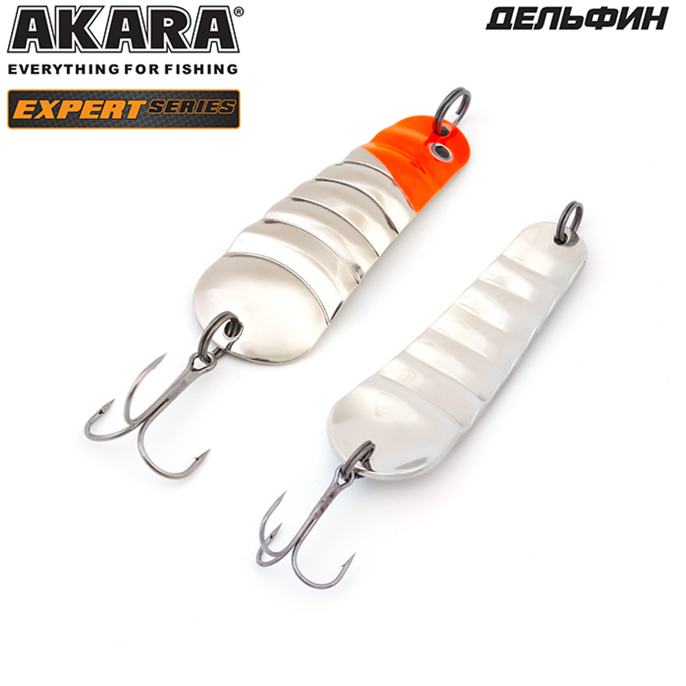 Блесна колебалка Akara Expert Дельфин 65 мм 12 гр. 3/SIL