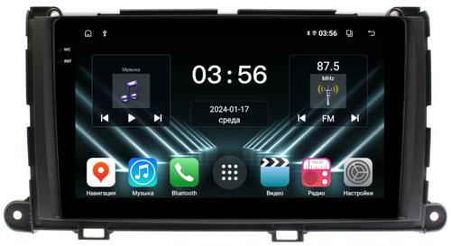 Магнитола для Toyota Sienna 3 2010-2014 - FarCar S280 монитор 9.5" IPS на Android 13, CarPlay