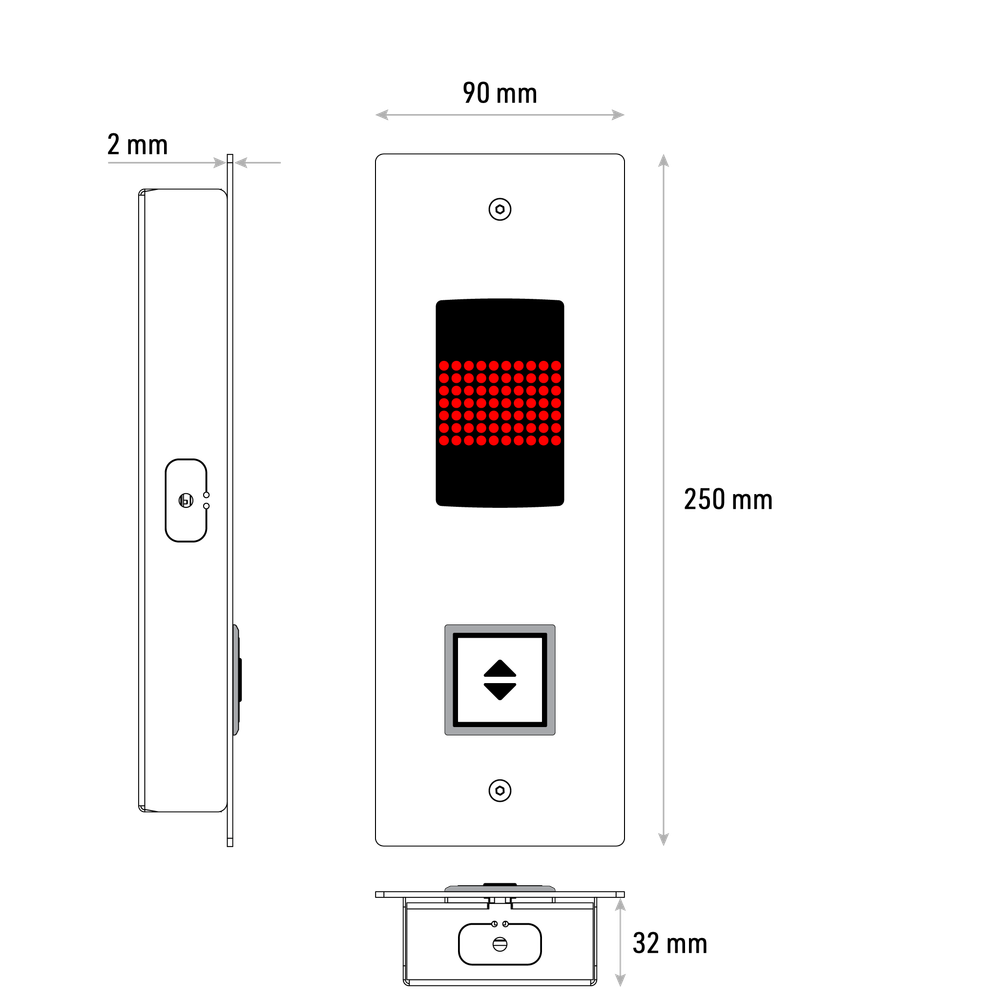 Пост вызывной ECLASER ЕС1011 GENEMEK.