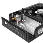 Газ. плита Helios HS-BDZ-155-B в кейсе с переходником 2.1кВт 155г/ч 1.21кг