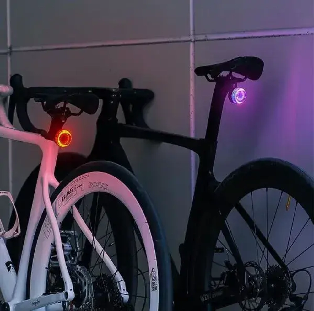 Фонарь велосипедный, задний West Biking YP0701437 (аккум. 400 mAh)