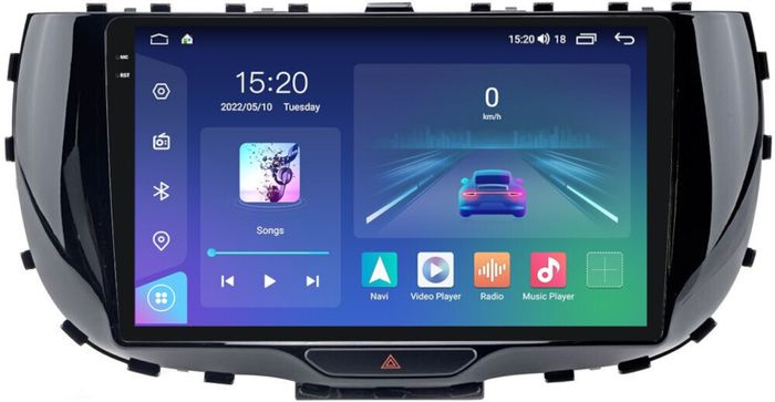 Магнитола для KIA Soul 3 2019+ - Parafar PF527RN2K на Android 13, Быстрая, QLED+2K, CarPlay, 4G SIM-слот