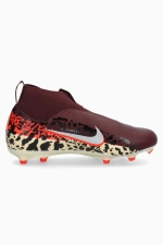 Бутсы Nike Zoom Mercurial Superfly 10 Academy FG/MG Junior - бордовый