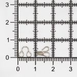 Крючки пришивные 11.5х6.5 мм, №0, никель 0300-4001, 24 шт