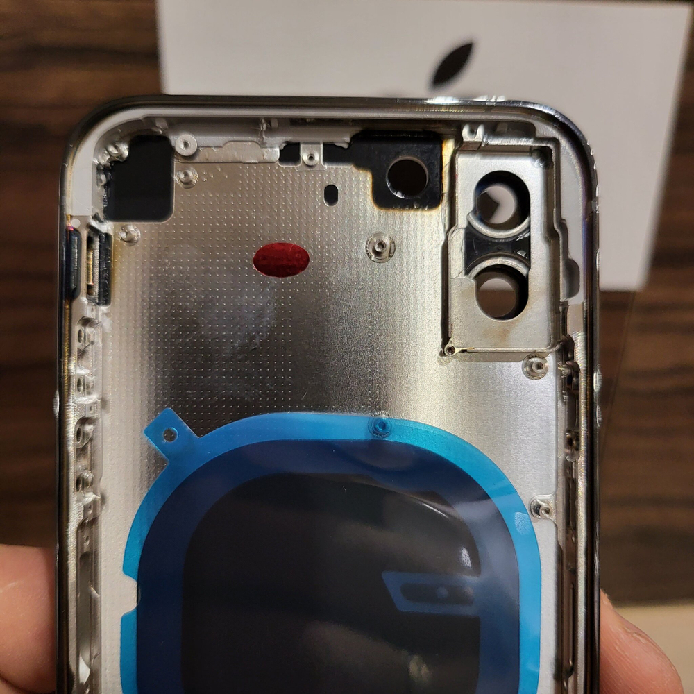 Корпус для iPhone X в стиле iPhone 14Pro (цвет: Black - космический чёрный)