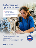 Детский матрас БайСанни, 13 см, жесткость выше средней, независимые пружины