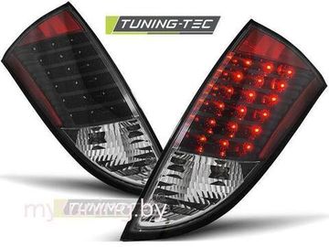 Задние фонари Ford Focus 1 black led