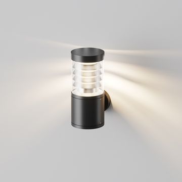 Уличный настенный светодиодный светильник 12W 3000К O439WL-L12GF3K графит Spir Maytoni