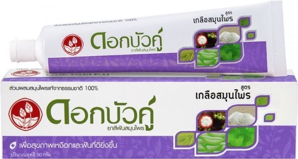Зубная паста Twin Lotus Herbal С солью 90 гр