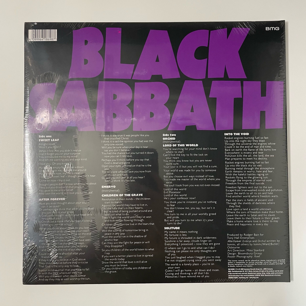 Виниловая пластинка LP Black Sabbath Master Of Reality (Германия 2025)