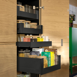 IKEA KNIVSHULT  (ИКЕА КНИВСХУЛТ)  -  Ящик, средний - тёмно-серый 40x37 см