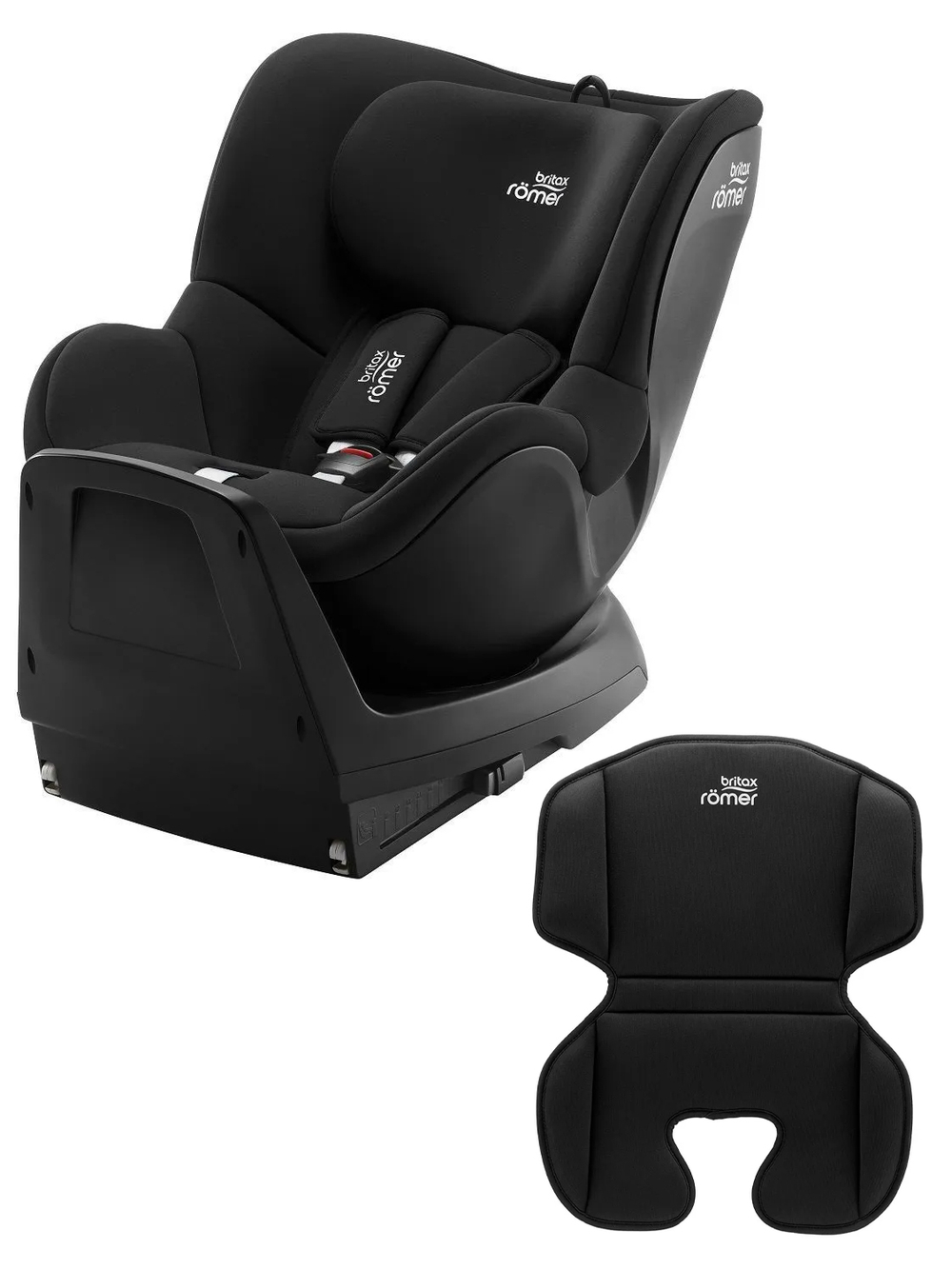 Автокресло 0+/1 Britax Roemer DUALFIX PLUS Space Black + вкладыш для комфорта (ПОДАРОК)
