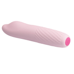 Нежно-розовый вибратор-ротатор 16см Pretty Love Classic Silicone Rechargeable Rotating Vibrator Burke BI-014584X-1
