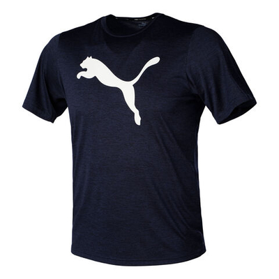 Мужское теннисное поло Puma Favorite Heather Cat T-Shirt Men - Dark Blue