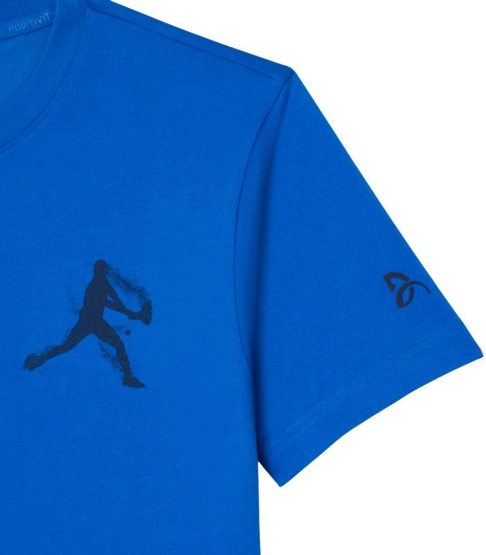Мужская теннисная футболка Lacoste Tennis x Novak Djokovic Pack - небесный