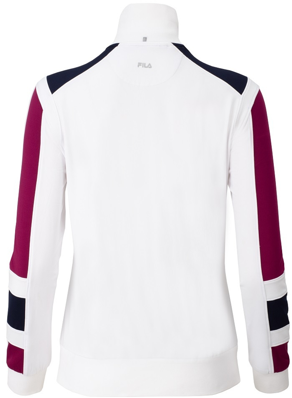 Женская Кофта теннисная Fila Jacket Helena - white/navy comb