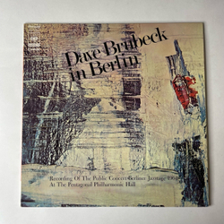 Винтажная виниловая пластинка LP Дейв Брубек Dave Brubeck, Dave Brubeck In Berlin (Япония 1970) (Без Оби)