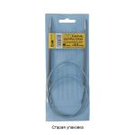 Спицы круговые металл ⌀4,5 мм, 80 см, с металлической леской, Gamma MKG