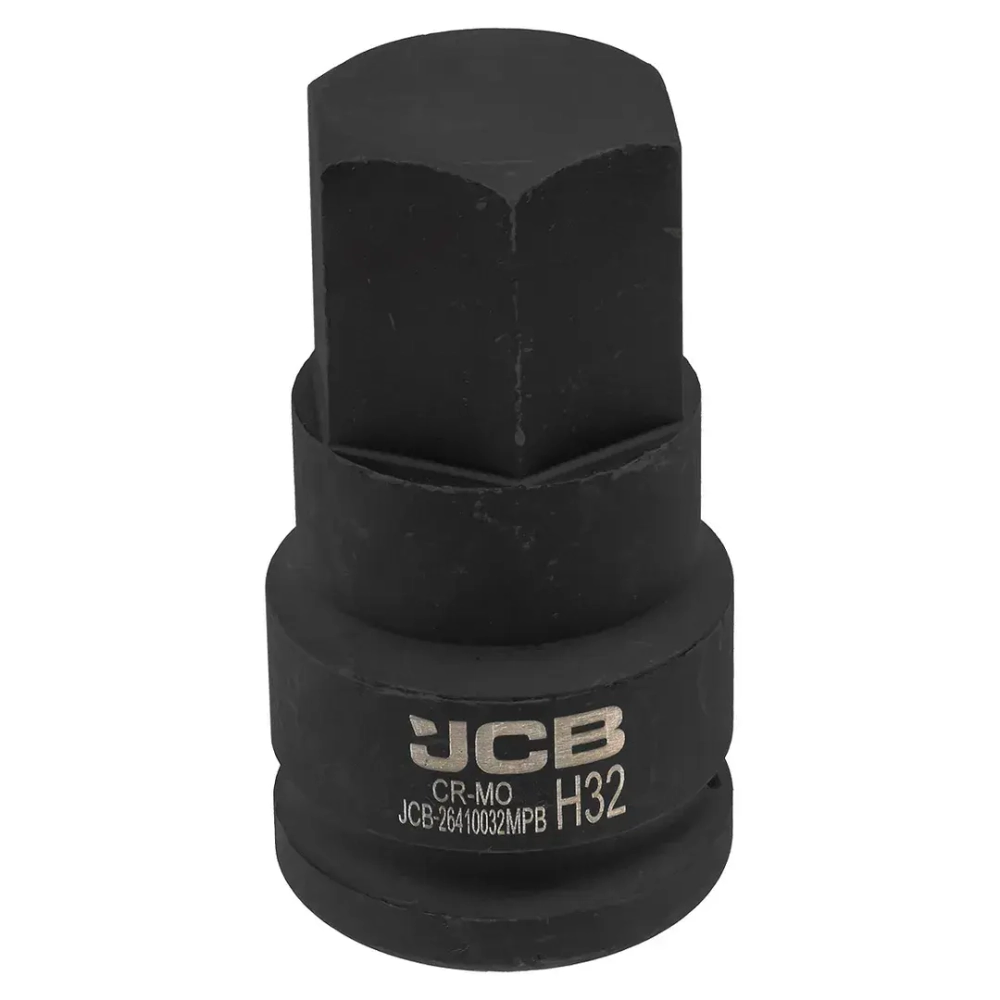 Головка-бита ударная 6-гранная 3/4'', 32мм JCB JCB-26410032MPB