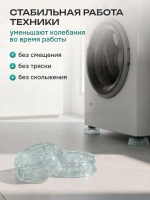 Антивибрационные подставки для стиральной машины круглые