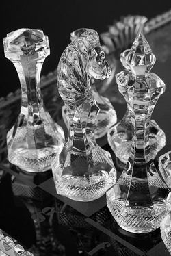 Шахматы из хрусталя Avdeev Crystal