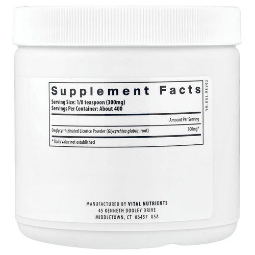 Vital Nutrients, DGL, порошок, 120 г (4 унции)
