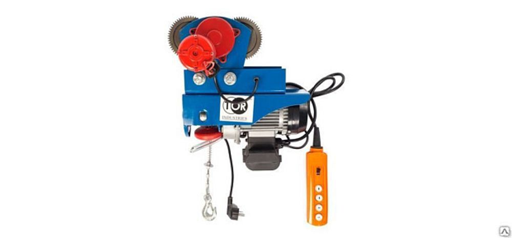 С ТЕЛЕЖКОЙ таль электрическая TOR PA 600/1200 кг 12/6 м (серия T)