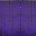 A-943 BL/W FLASH сведодиодный занавес 2*2м 300LED, провод темно-зелёный