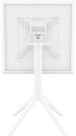 Стол пластиковый складной Siesta Contract Sky Folding Table 60, белый