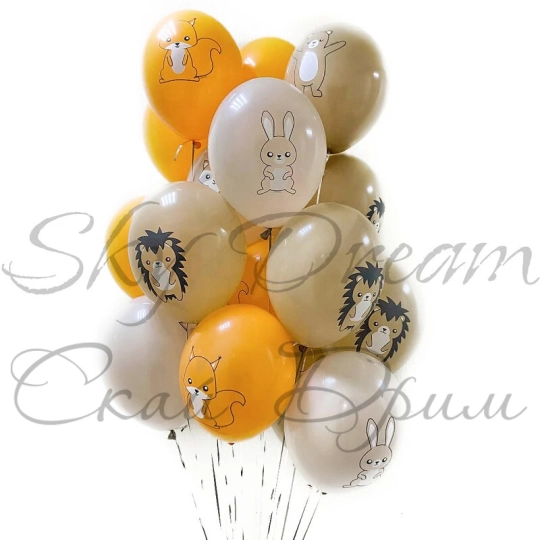 Облако шаров Лесные зверюшки