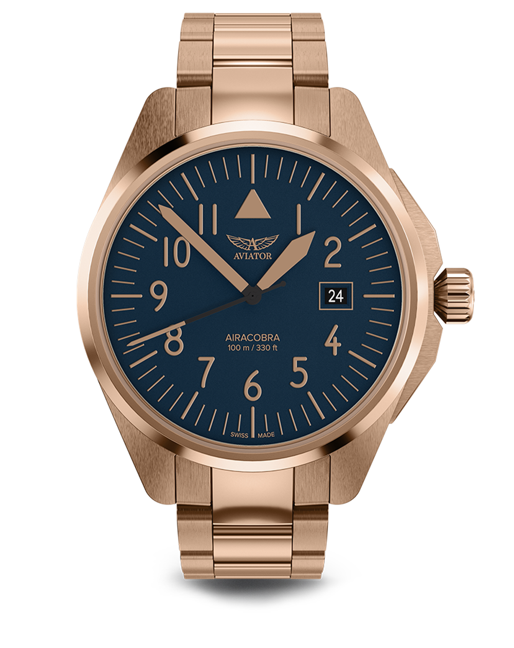 Чаcы кварцевые AVIATOR AIRACOBRA TYPE A V.1.38.2.318.5 мужские