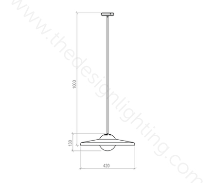 Pendant design lamp  Sedge by Bert Frank