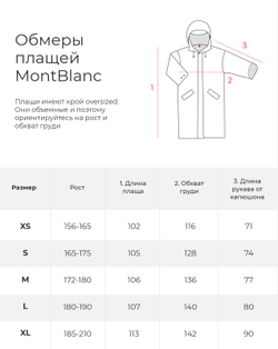 Плащ непромокаемый MontBlanc Navy женский