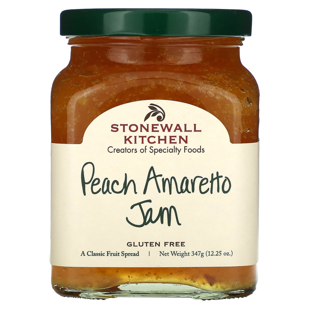 Stonewall Kitchen, джем из персика и амаретто, 347 г (12,25 унции)