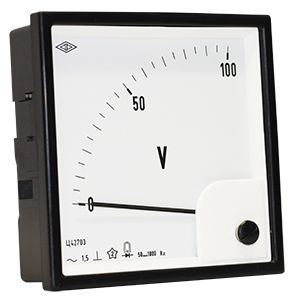 Вольтметр Э42703 Электроприбор 96x96. AC. 0...500В 411135.0035