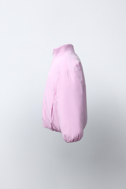 ZARA СТЕГАНЫЙ ПУХОВИК WATER REPELLENT, РОЗОВЫЙ