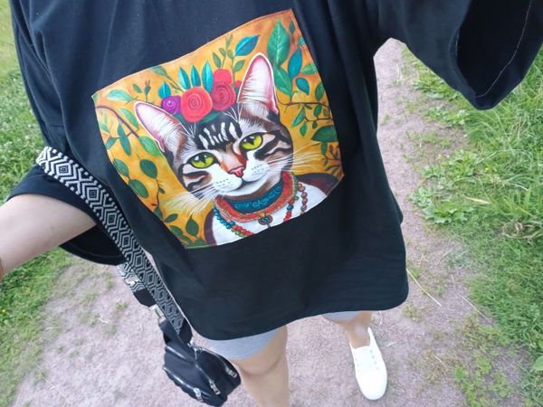 КОТЫ И КОШКИ, купон из 8 картинок, 100% хлопок 8