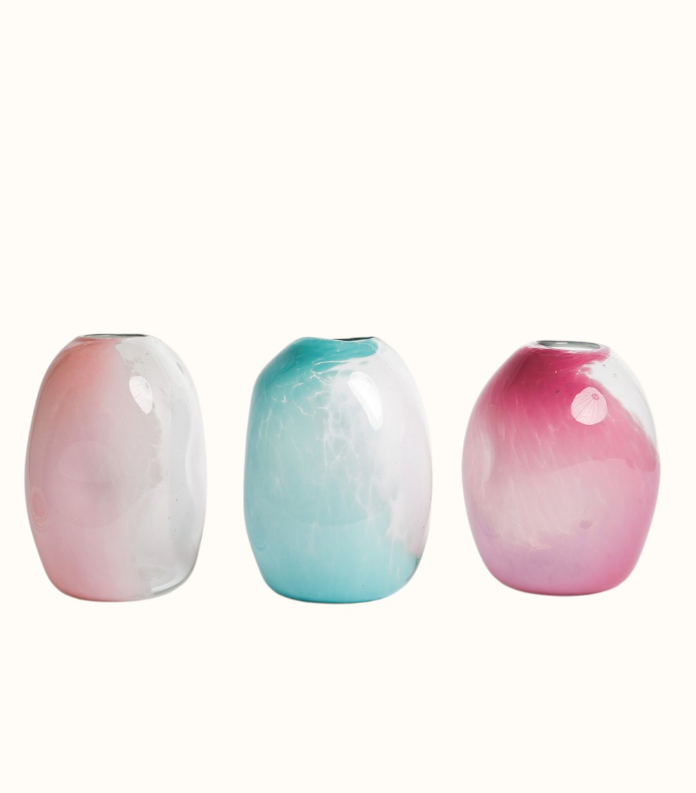 Ваза – TULIP, бирюзовый | Repin glass