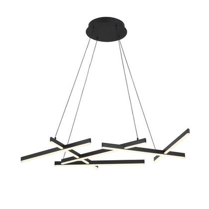 Люстра подвесная ST-Luce Черный/Белый LED 6*13W BASONI sl394.413.06