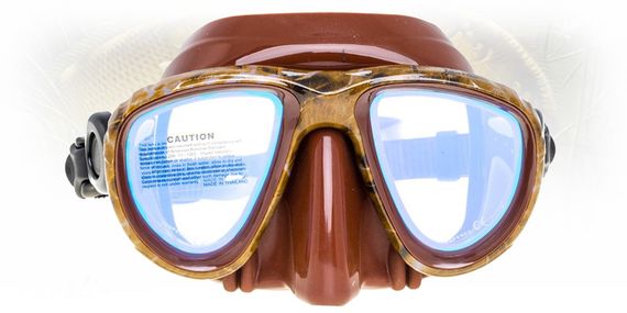 Маска с просветленными стеклами Marlin Camo Brown