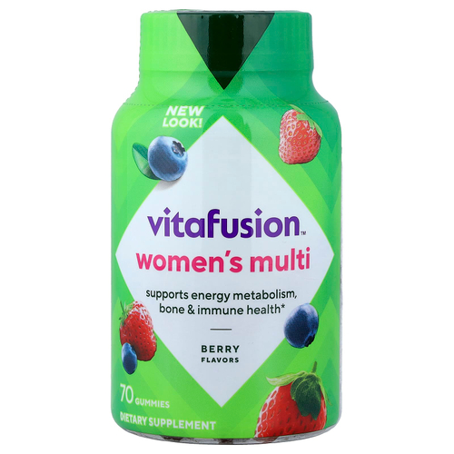 VitaFusion, Мультивитамины для женщин, ягодные, 70 жевательных таблеток